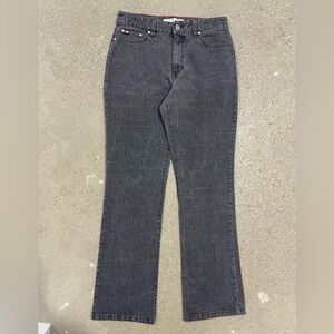 Vintage Tommy Hilfiger Black Bootcut Jeans Size 6